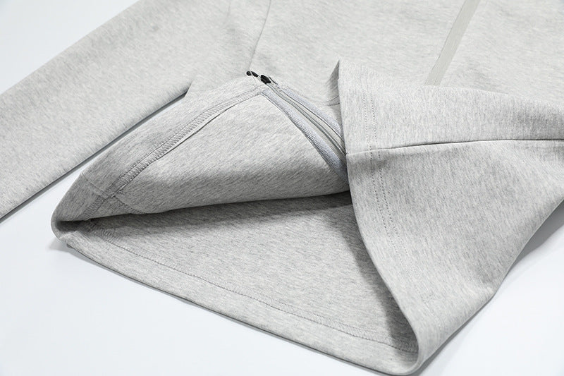 DAXUEN Sleek zip-up athletic jacket with embroidered logo
