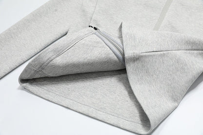 DAXUEN Sleek zip-up athletic jacket with embroidered logo