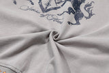 DAXUEN Distressed zip-up hooded sweatshirt