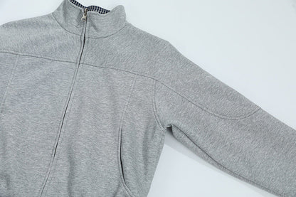 DAXUEN Deconstructed bomber jacket with ribbed cuffs and collar