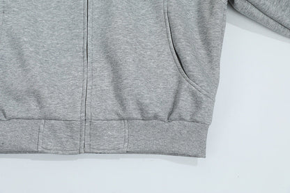 DAXUEN Deconstructed bomber jacket with ribbed cuffs and collar