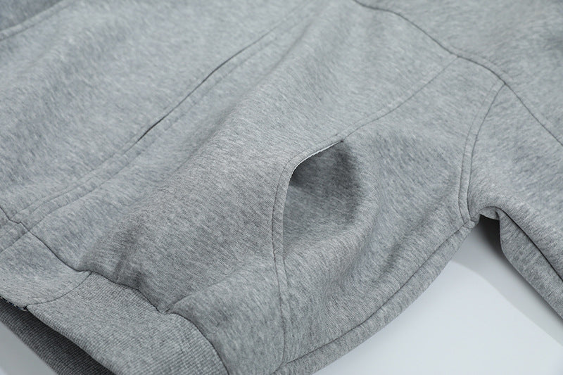DAXUEN Deconstructed bomber jacket with ribbed cuffs and collar