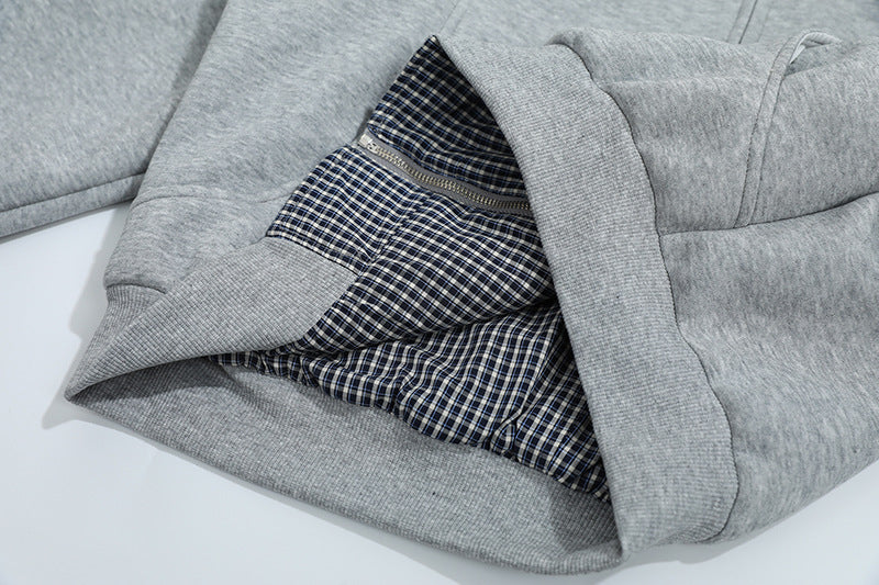DAXUEN Deconstructed bomber jacket with ribbed cuffs and collar