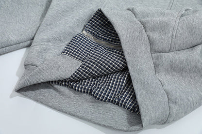 DAXUEN Deconstructed bomber jacket with ribbed cuffs and collar