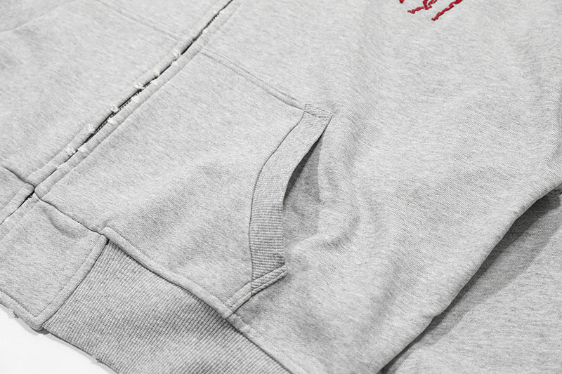 DAXUEN Cropped hooded sweatshirt with graphics