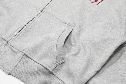 DAXUEN Cropped hooded sweatshirt with graphics