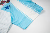 DAXUEN Relaxed-fit short-sleeved sports jersey top
