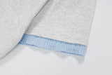 DAXUEN Playful hooded top with cartoon embroidery and striped details