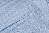 DAXUEN Plaid short-sleeved shirt with dog embroidery