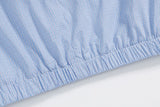 DAXUEN Relaxed-fit short-sleeved collared shirt