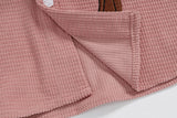 DAXUEN Short-sleeve button-up shirt with dog embroidery
