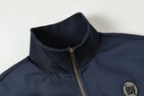 DAXUEN Oversized bomber jacket in black and navy