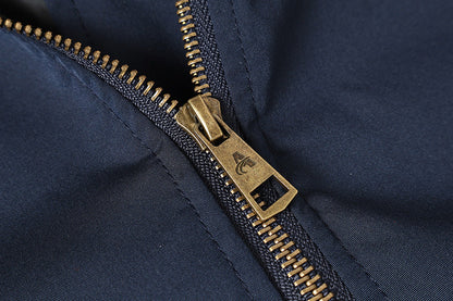DAXUEN Oversized bomber jacket in black and navy