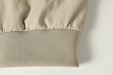 DAXUEN Embroidered bomber jacket in black and beige