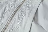 DAXUEN Embroidered relaxed fit bomber jacket