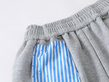 DAXUEN Baggy track pants with star appliqués and elastic waistband