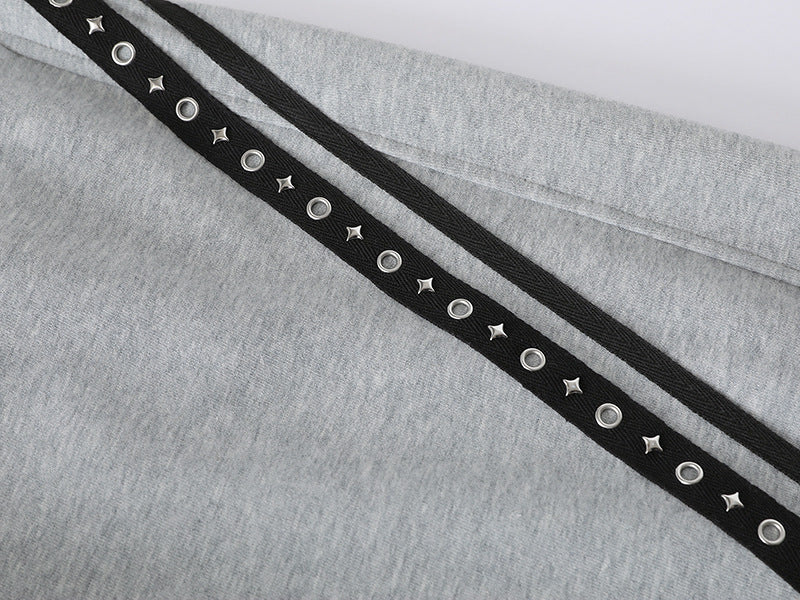 DAXUEN Loose-fitting wide-leg sweatpants with star graphic