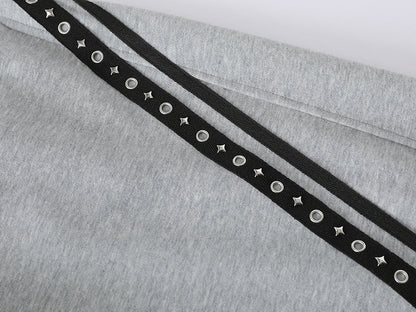 DAXUEN Loose-fitting wide-leg sweatpants with star graphic