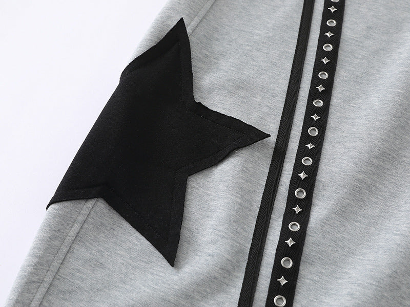 DAXUEN Loose-fitting wide-leg sweatpants with star graphic