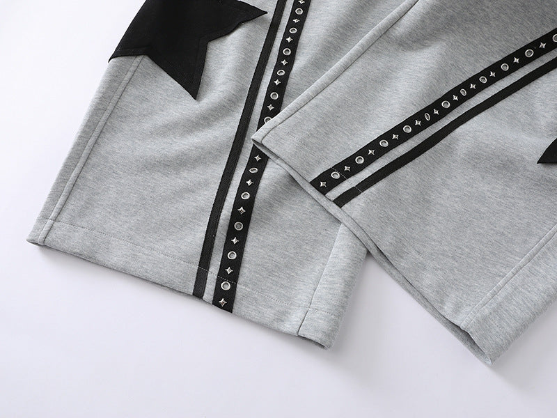 DAXUEN Loose-fitting wide-leg sweatpants with star graphic
