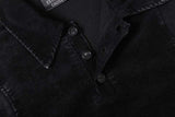 DAXUEN Retro two-tone short-sleeved polo shirt
