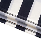 DAXUEN MT99 striped jersey polo shirt