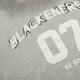 DAXUEN Grey marl short-sleeved t-shirt with graphic print