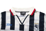 DAXUEN MT99 striped jersey polo shirt