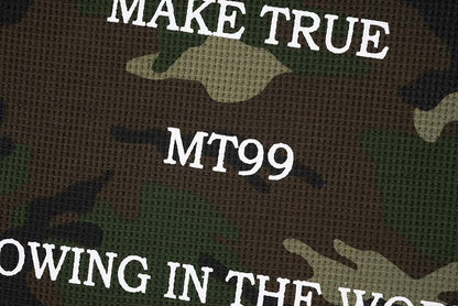 DAXUEN Camouflage long-sleeved crew neck T-shirt
