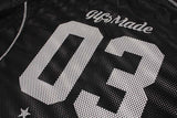 DAXUEN Relaxed-fit mesh t-shirt with contrasting stitching