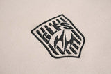 DAXUEN Retro letter badge contrast color short sleeve t-shirt