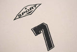 DAXUEN Retro letter badge contrast color short sleeve t-shirt