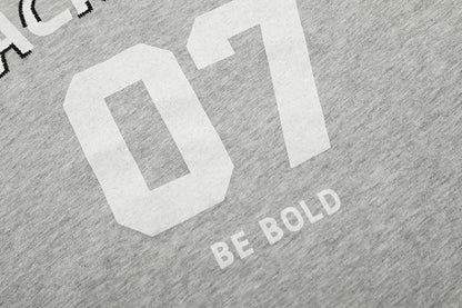DAXUEN Grey marl short-sleeved t-shirt with graphic print