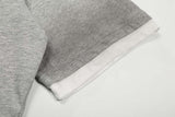 DAXUEN Grey marl short-sleeved t-shirt with graphic print