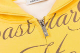 DAXUEN Bastiar K graphic full-zip hooded sweatshirt