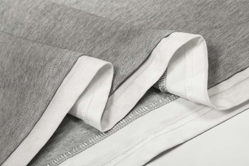DAXUEN Grey marl short-sleeved t-shirt with graphic print