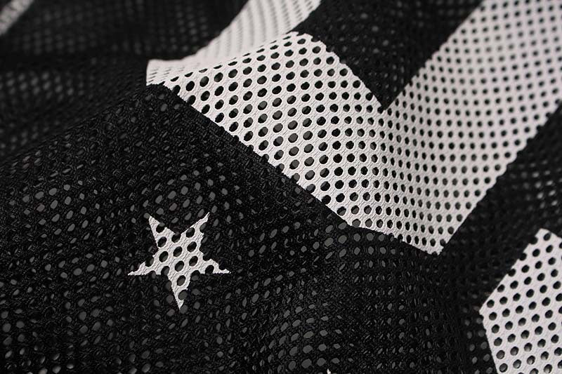 DAXUEN Relaxed-fit mesh t-shirt with contrasting stitching