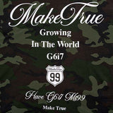 DAXUEN Camouflage graphic crewneck t-shirt