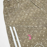 DAXUEN Faded polka dot wide leg pants with musical embroidery