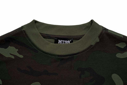 DAXUEN Camouflage graphic crewneck t-shirt