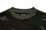 DAXUEN Camouflage graphic crewneck t-shirt