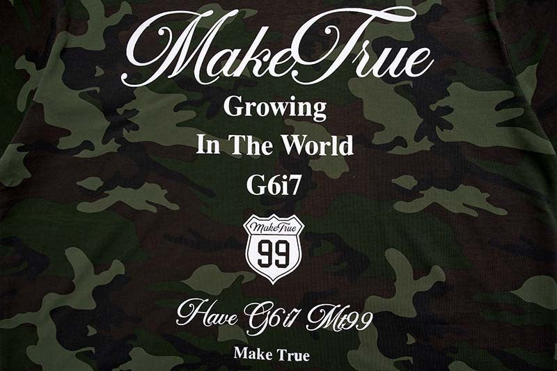 DAXUEN Camouflage graphic crewneck t-shirt