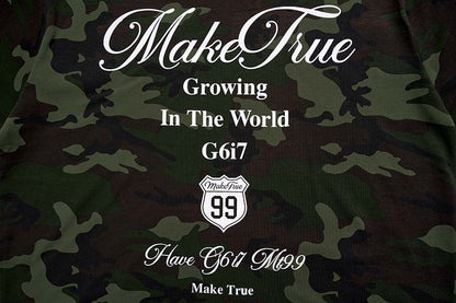 DAXUEN Camouflage graphic crewneck t-shirt