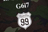 DAXUEN Camouflage graphic crewneck t-shirt