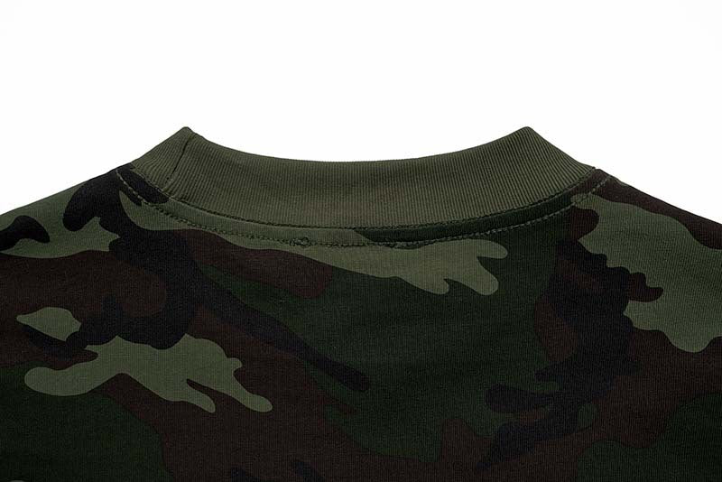 DAXUEN Camouflage graphic crewneck t-shirt