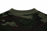 DAXUEN Camouflage graphic crewneck t-shirt