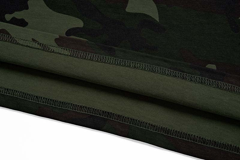 DAXUEN Camouflage graphic crewneck t-shirt