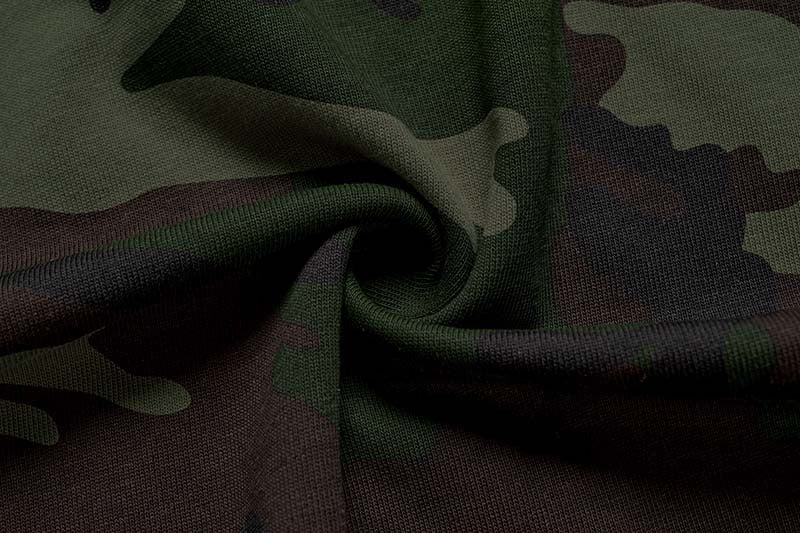 DAXUEN Camouflage graphic crewneck t-shirt