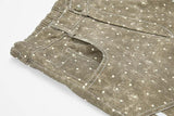 DAXUEN Faded polka dot wide leg pants with musical embroidery