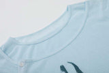 DAXUEN Long-sleeved tee with doberman graphic